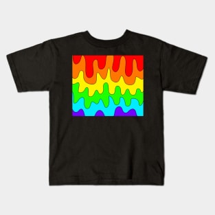 Rainbow drips Kids T-Shirt